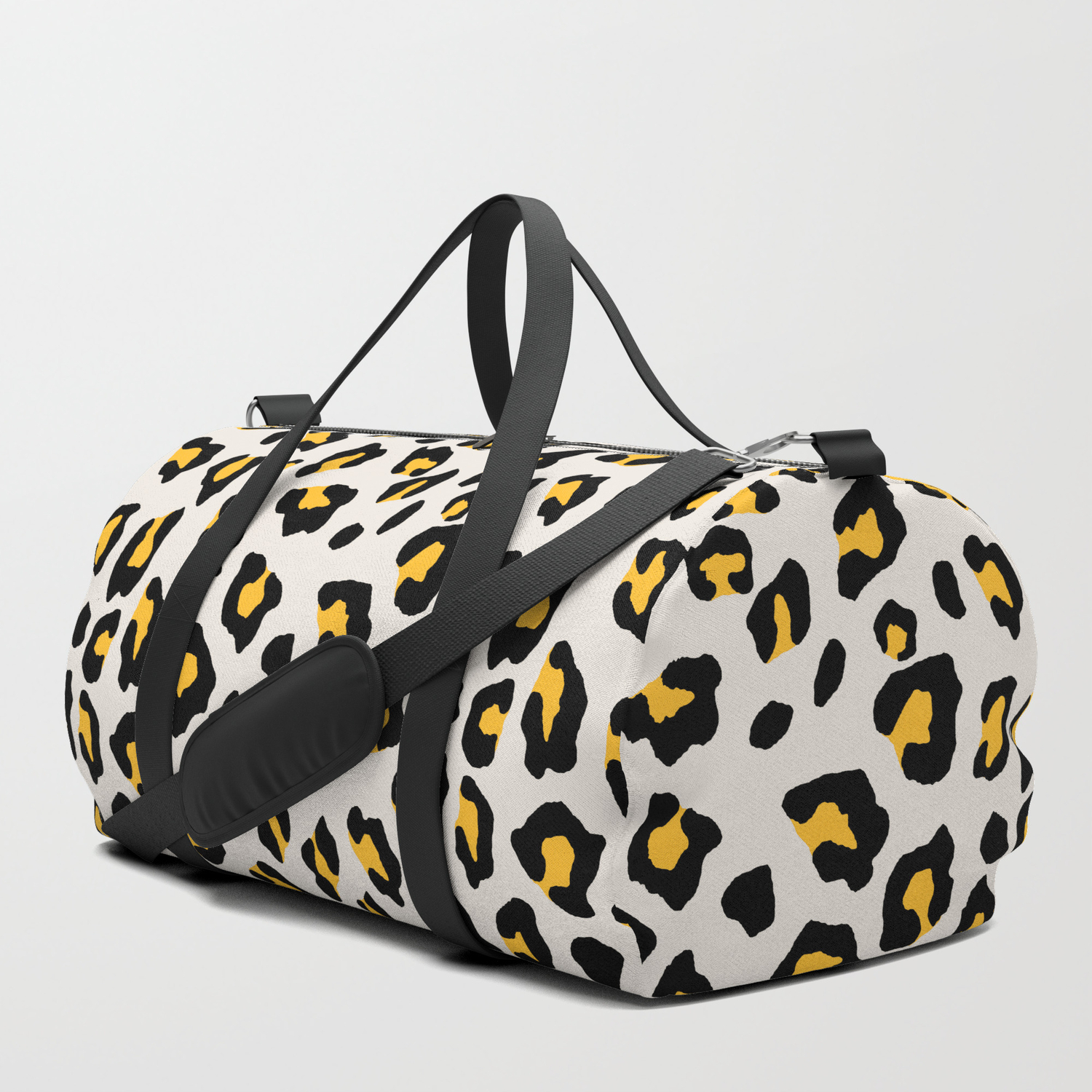 leopard duffle bag