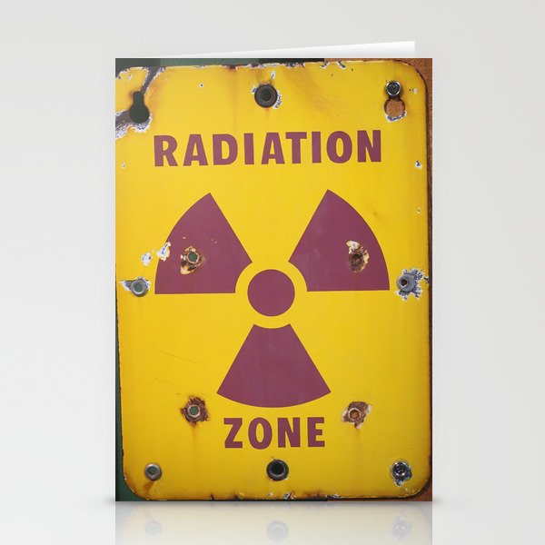 Radiation zone Stationery Cards