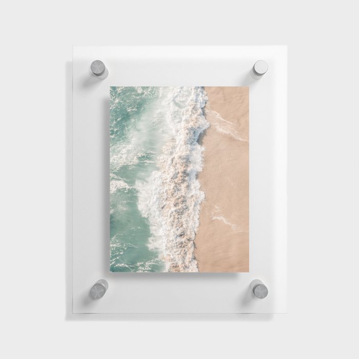 Muted Beach Break Floating Acrylic Print
