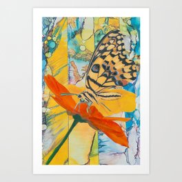 Butterfly Nectar Art Print