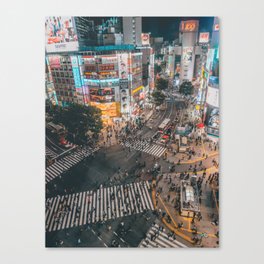 Shibuya Crossing Canvas Print