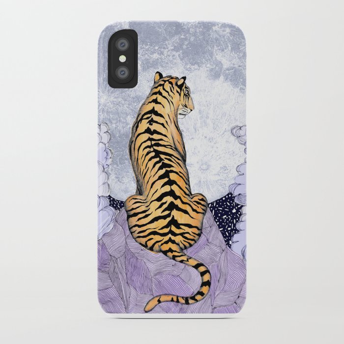 tiger moon | colour version iphone case