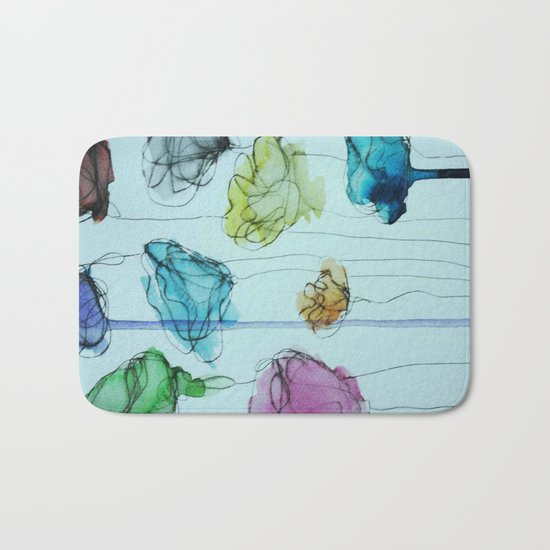 flowers Bath Mat