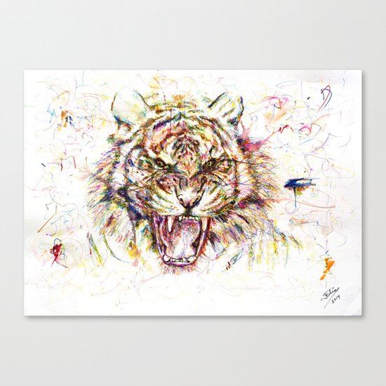 Tatewari Ute’a Tiger Canvas Print