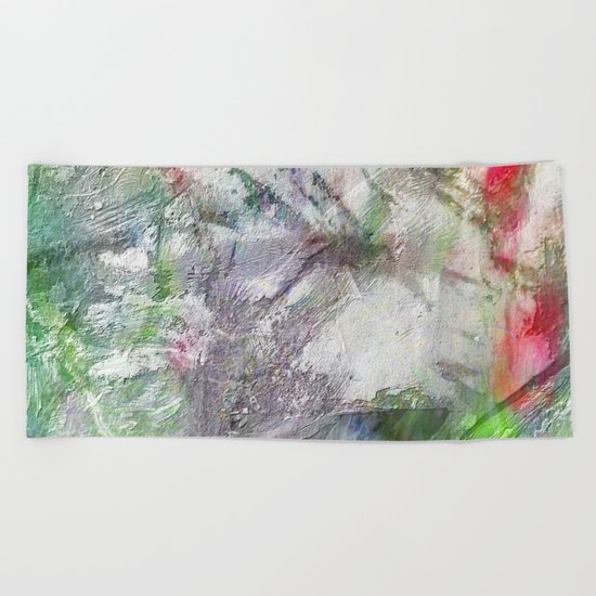 Texture abstract 2017 001 Beach Towel
