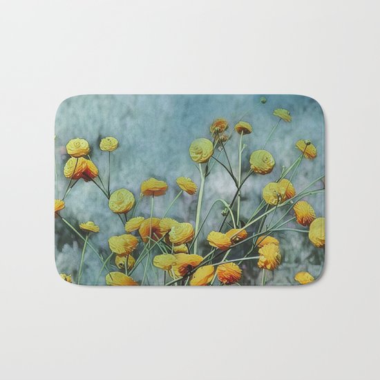 Summers Yellow Bath Mat