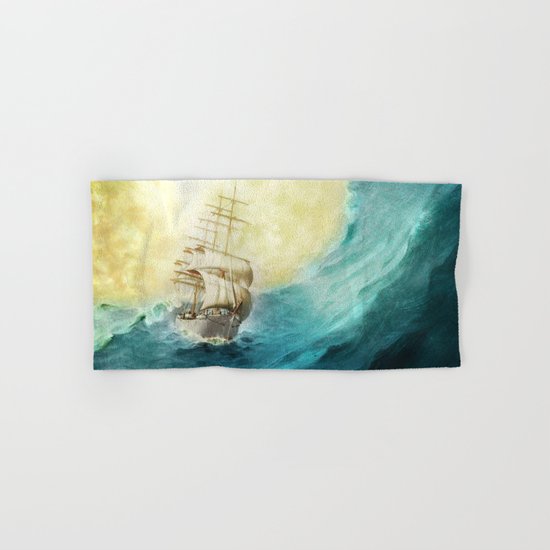 Through Stormy Waters Hand & Bath Towel