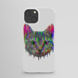 Psychedelic Cat iPhone Case
