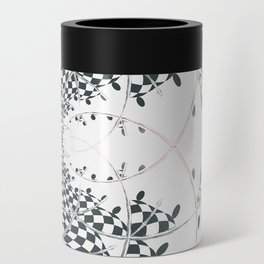 B&W Abstract Puzzle Can Cooler