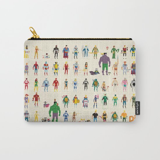 Pixel Nostalgia Carry-All Pouch