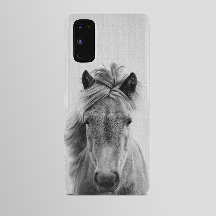 Wild Horse - Black & White Android Case