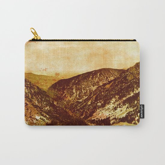 fantastic mountains, vintage Carry-All Pouch