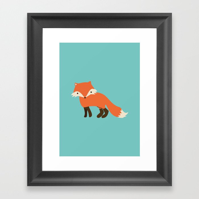 Cutie Fox Framed Art Print
