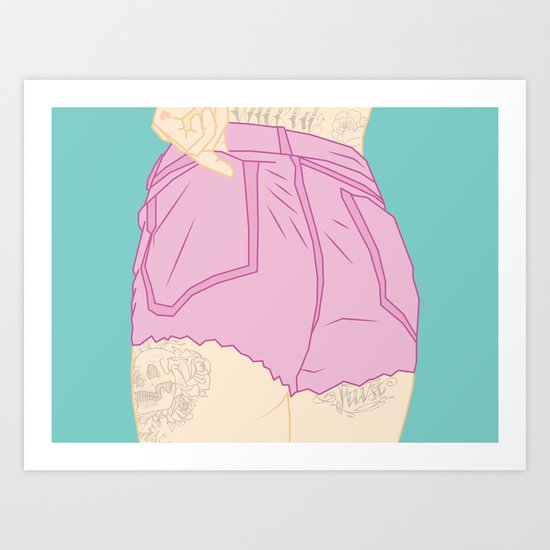 Whooty. Art Print
