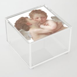 Angel Kiss painting L'Amour et Psyché, enfants  Acrylic Box