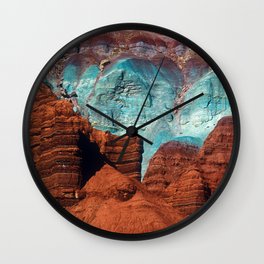 Awesome, Red Rock Canyons Majestic Scenic Landscape Wall Clock