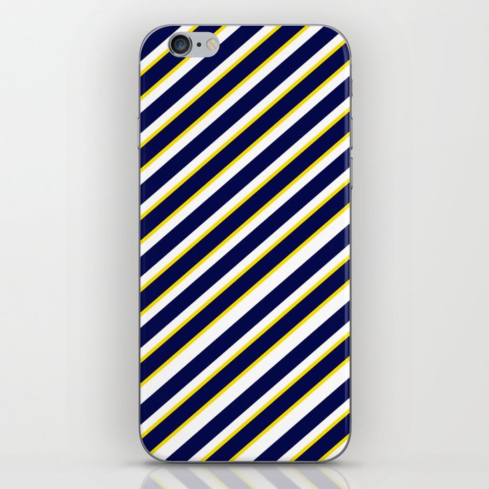 TEAM COLORS 1…Navy , yellow , white iPhone Skin