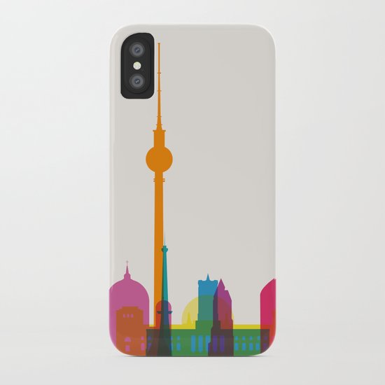 Shapes of Berlin accurate to scale iPhone Case
