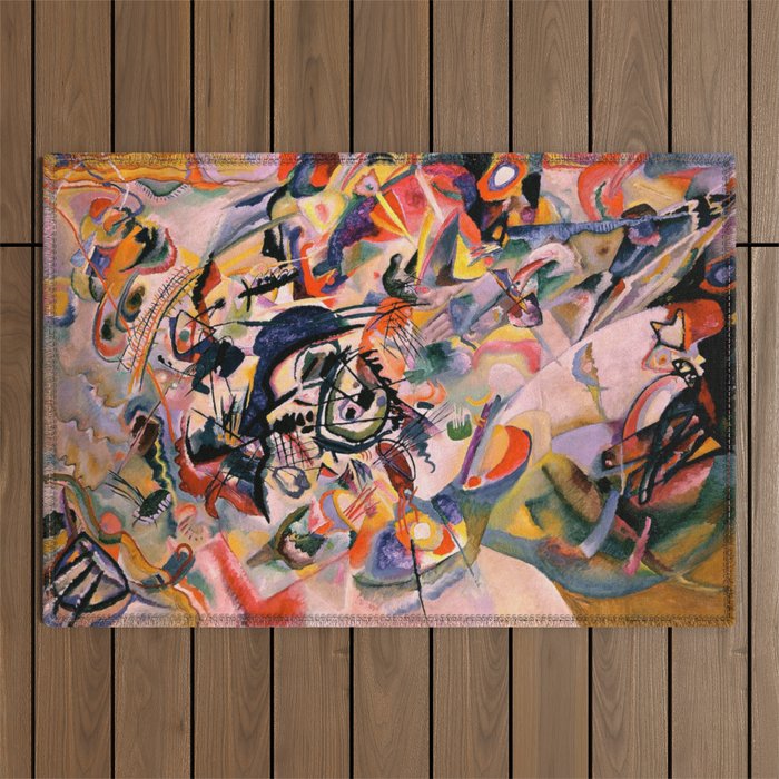 Wassily Kandinsky Composition VII Outdoor Rug