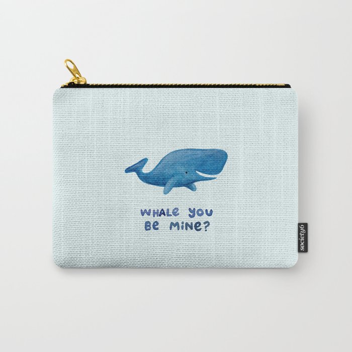 Whale You Be Mine? Carry-All Pouch