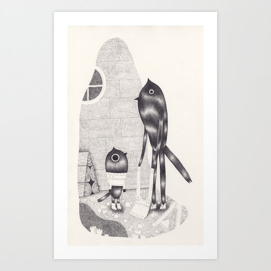 mise à nu Art Print