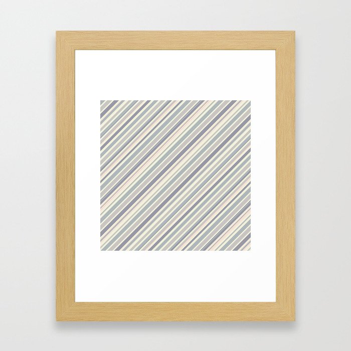 Just Stripes 5 Framed Art Print