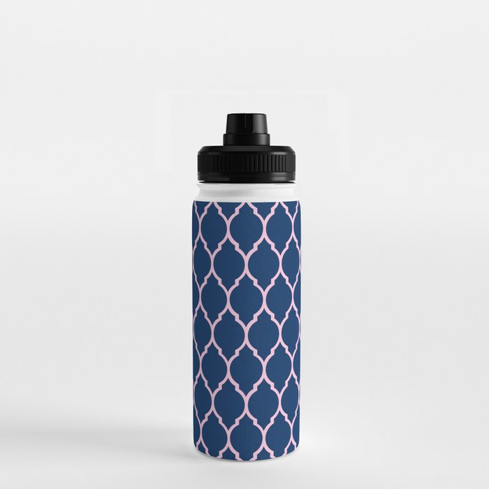 Blue Preppy Water Bottle