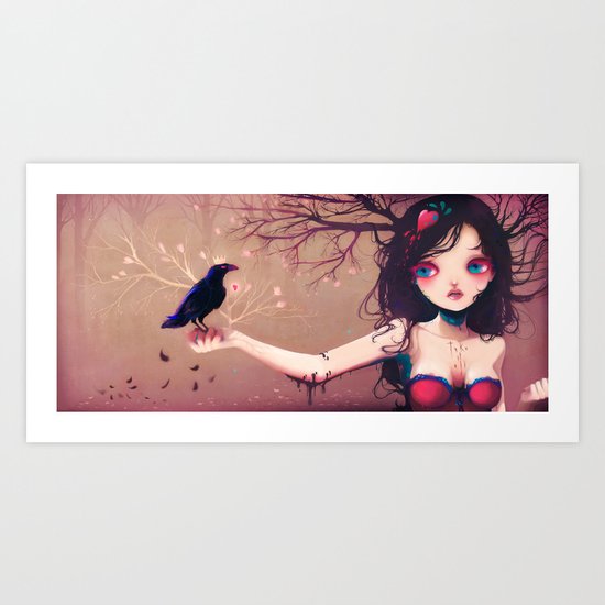 Le protocole amoureux. Art Print