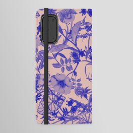 Soft Floral Botanical Pattern Android Wallet Case