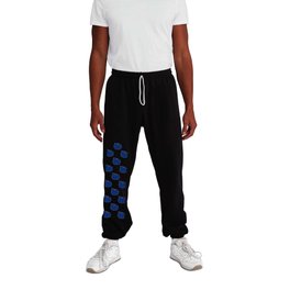 Blue and Black Plaid Checkered Pumpkin Sweatpants