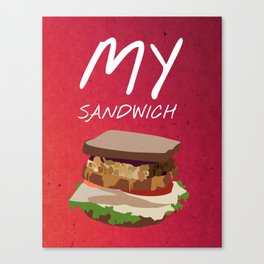Friends 20th - My Sandwich Canvas Print