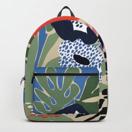 Maximalist floral shapes Backpack
