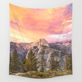 Yosemite Valley Summer Sunrise Wall Tapestry