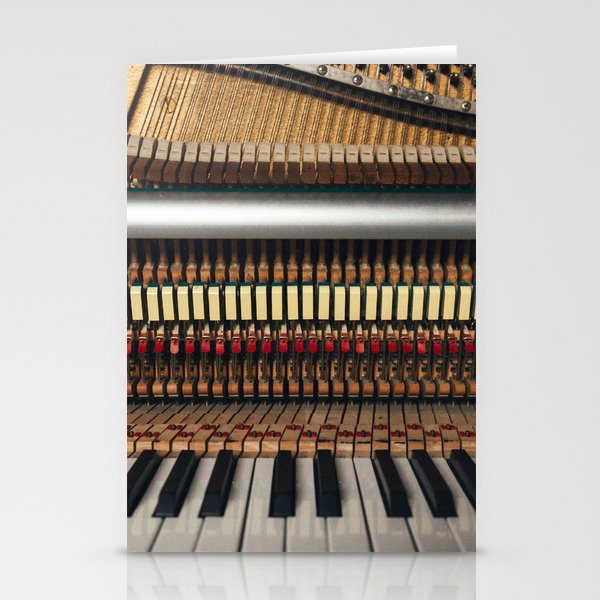 Piano inside Stationery Cards