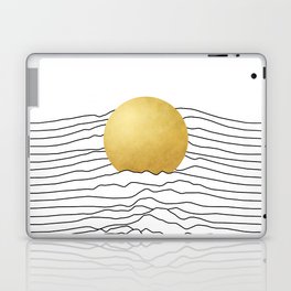 Golden Sunrise Laptop Skin