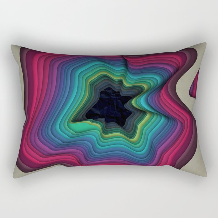 Infinite Wormhole Rectangular Pillow
