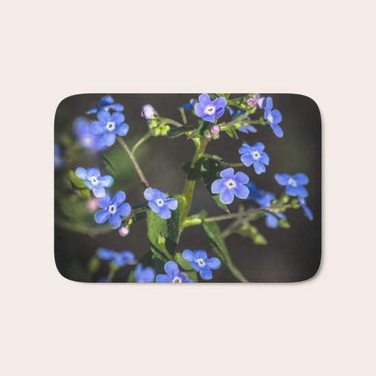 Forget-me-not Bath Mat