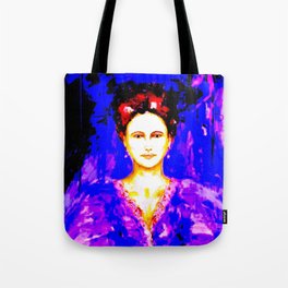 Duchess K in Pink and Purple Tote Bag