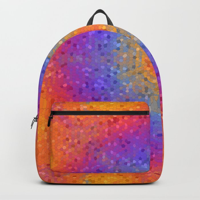 Mosaic with many colors Backpack
