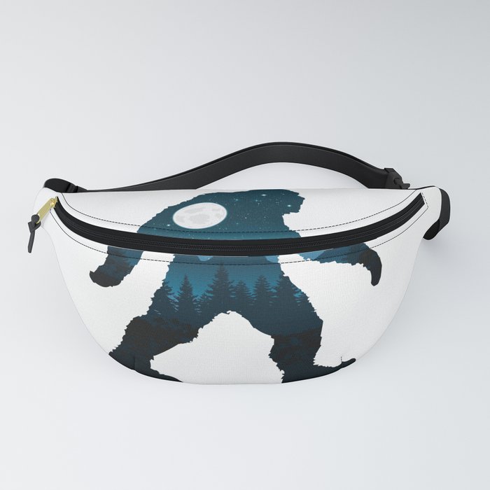 Night Forest Bigfoot Fanny Pack