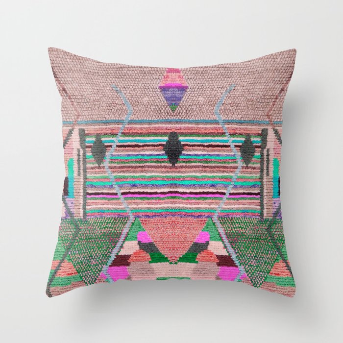 Heritage Bohemian Artwork Design Throw Pillow