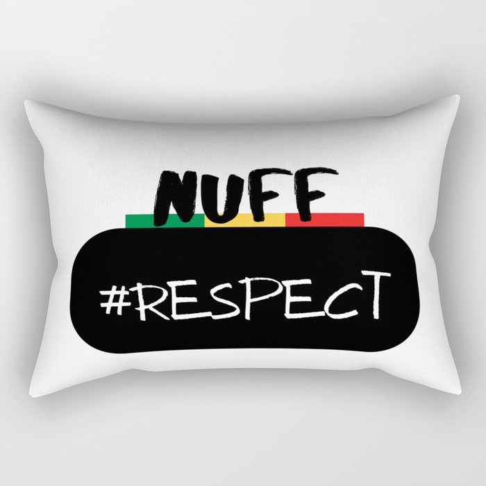 Nuff Respect Rectangular Pillow