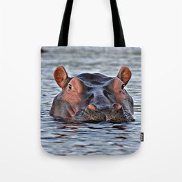 Big hippopotamus Tote Bag