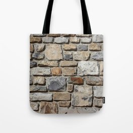 facade stones wall, brick wall pattern photos Tote Bag