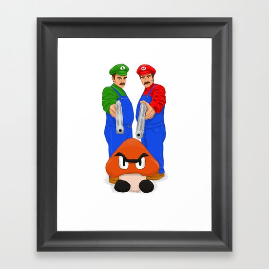 Super Bundock Bros Framed Art Print
