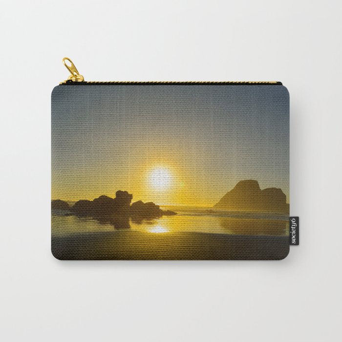 Trinidad Beach Sunset Carry-All Pouch