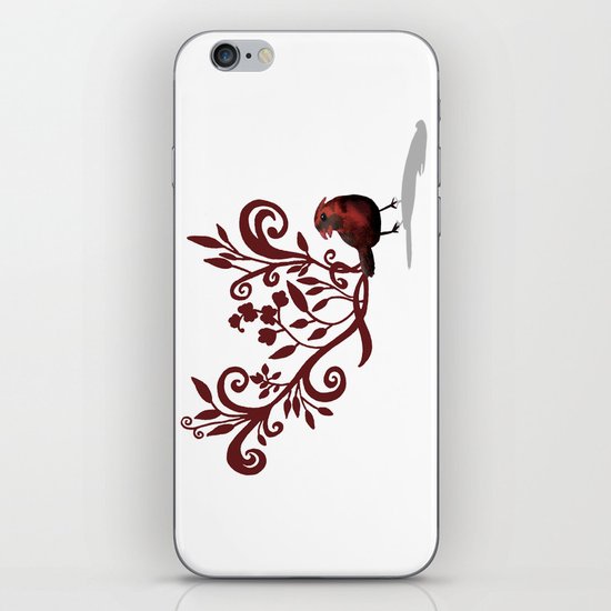 Swirly Bird iPhone Skin