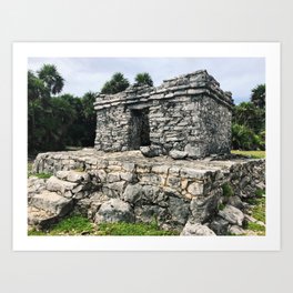 Tulum Ruin I Art Print