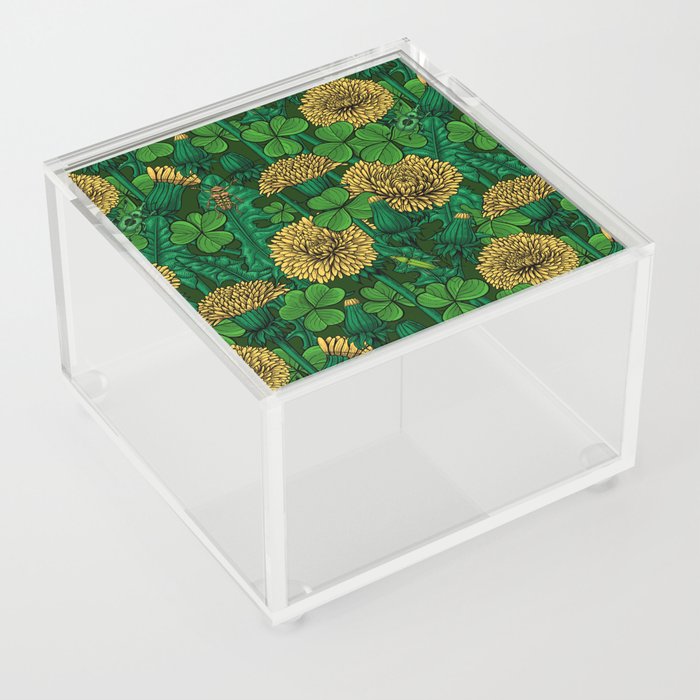 The meadow in green and yellow Acrylic Box