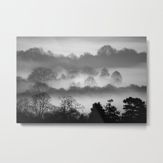MISTY MORNING Metal Print